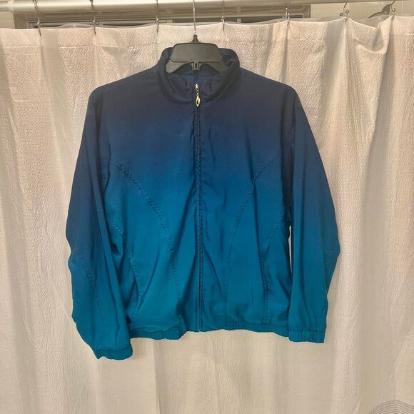 Vintage tail blue gradient windbreaker - Picture 1 of 3